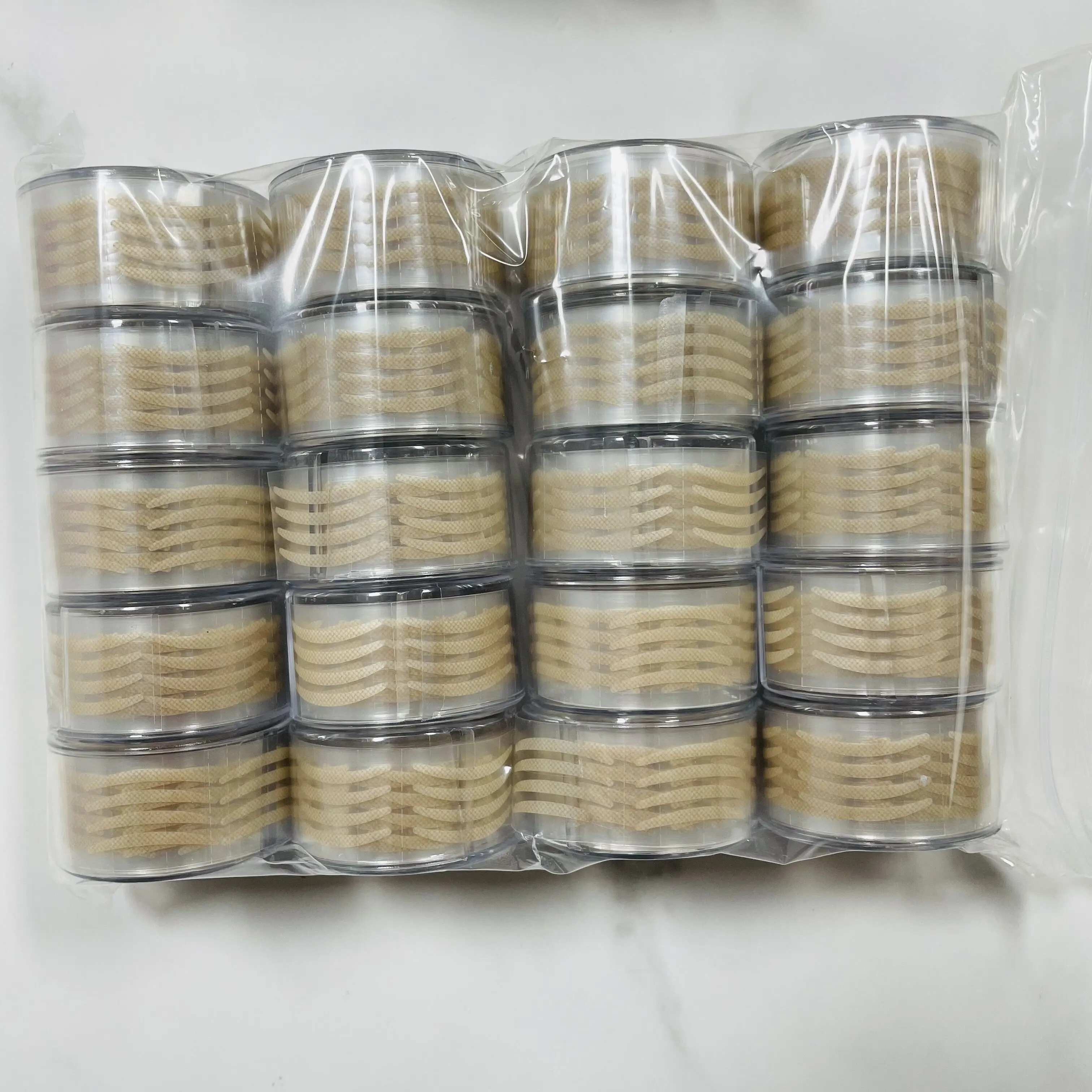 เทปติดเปลือกตาแบบใส 1 ม้วน สติ๊กเกอร์ติดเปลือกตาสำหรับยกขนตา ต่อขนตา ทำตาสองชั้น แถบติดเปลือกตาแบบมีกาวในตัว อุปกรณ์แต่งตา