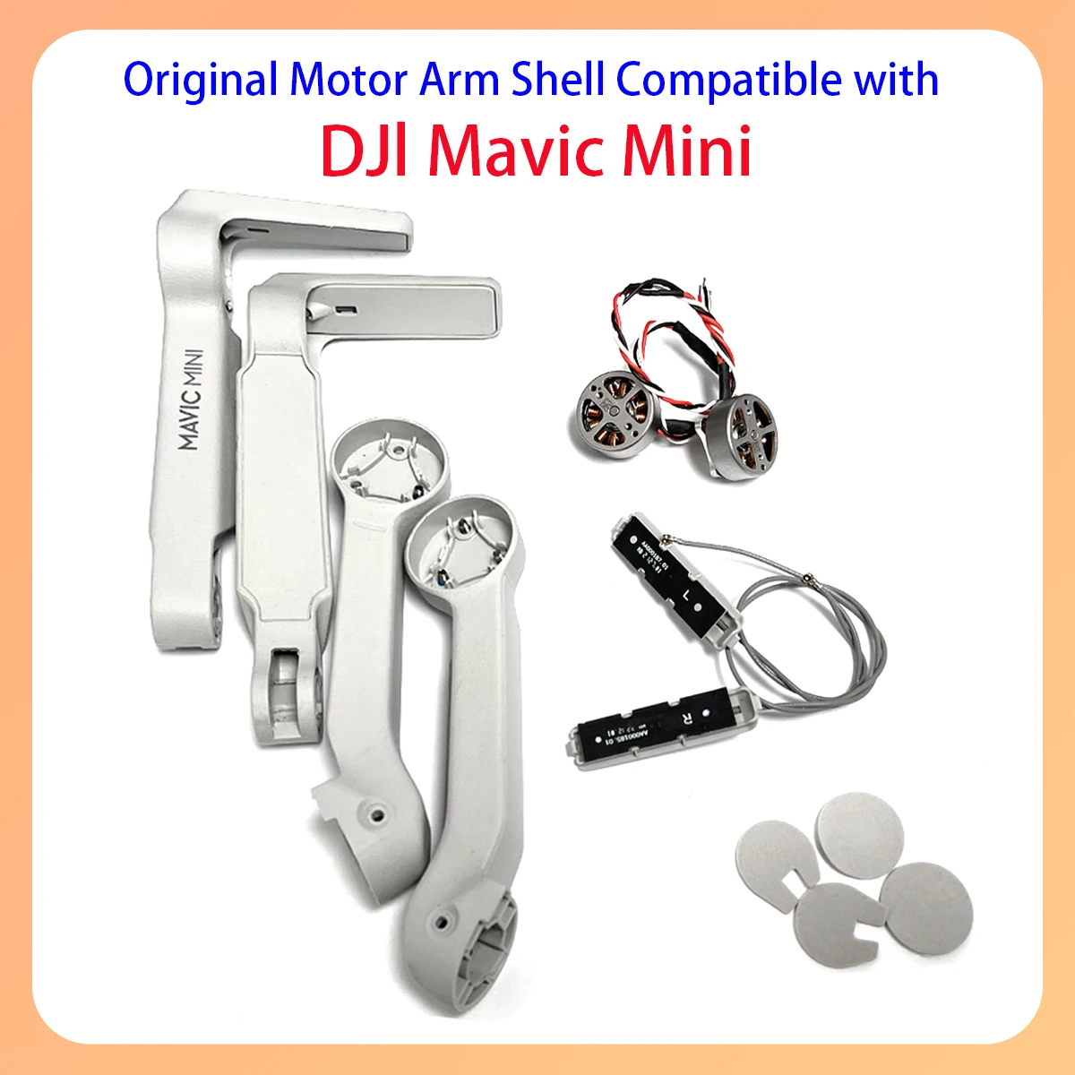

Original Min1 body front, rear, left, and right arm shell antenna motors are suitable for DJI Min2 series drone accessories