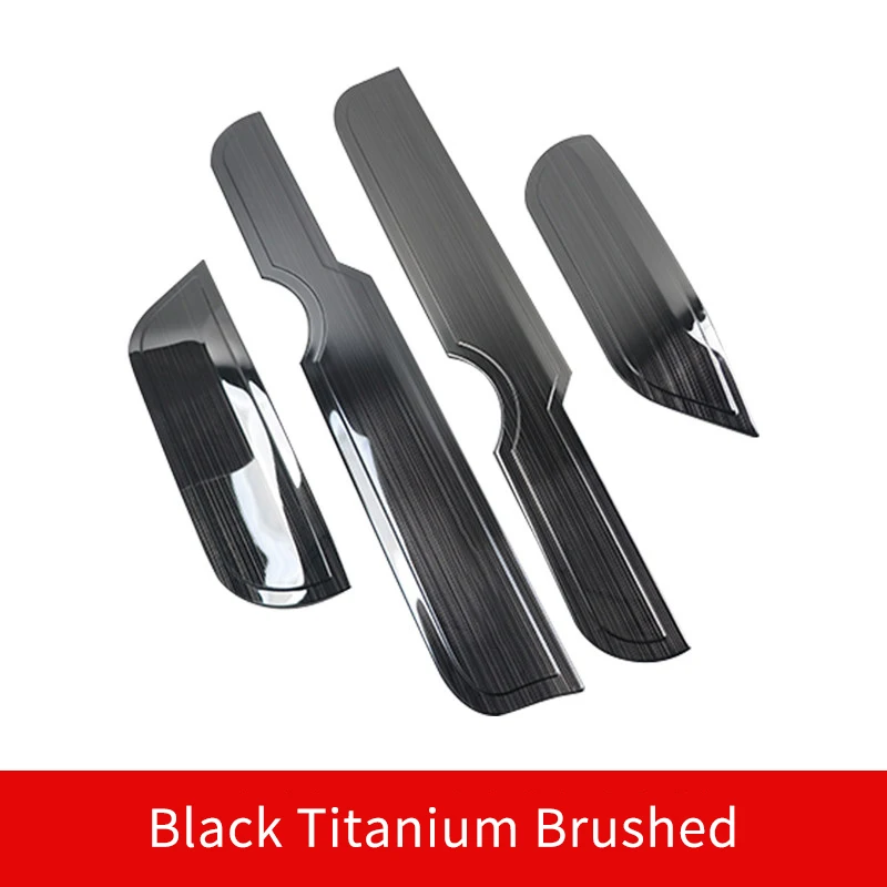 Brushed Stainless Steel Door Kick Protector for Pajero V97/V93 – OEM Fit No-Drill Installation Kick-Proof Stain-Resistant view 6