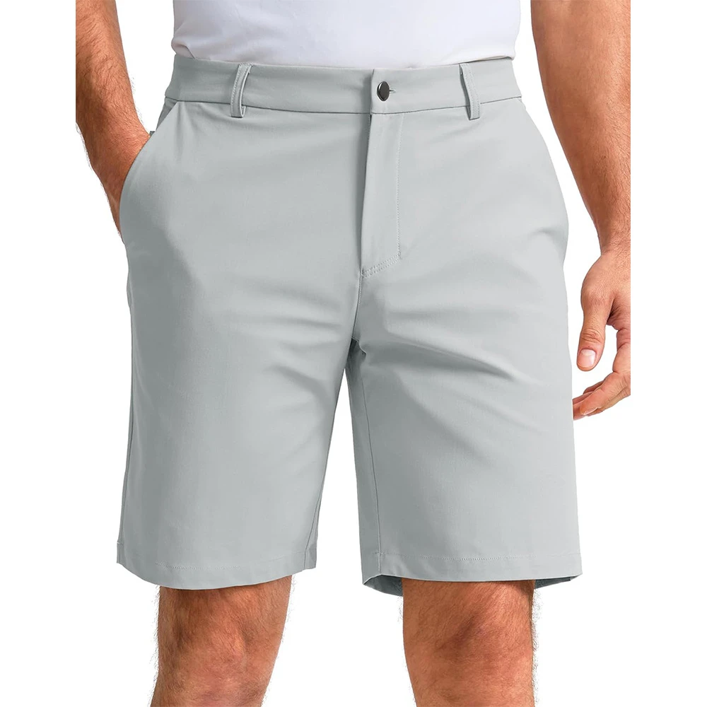 Men's Golf Dress Shorts 7" Lightweight Cargo Work Shorts with 6 Pocket Breathable Moisture Wicking Casual Shorts Outdoor Bottoms - Image 4
