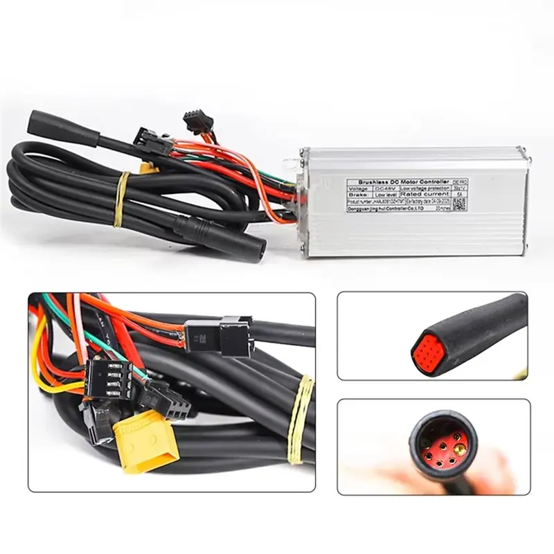 Controller 48V 6A With Red Plug For OUXI C80 Pro 250W 20Inch Fat E-Bike 4.0 EU Version Replacement- NEW IMAGE