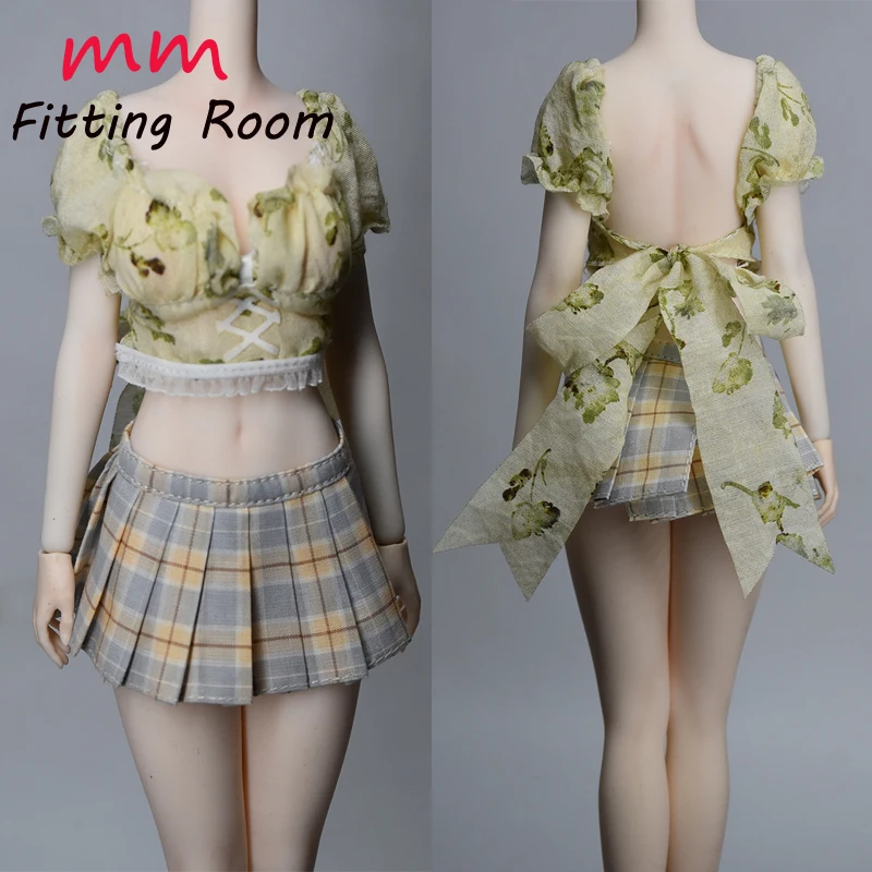 

Одежда для женских кукол в масштабе 1/6, мини-юбка, подходит для 12-дюймовой фигурки TBLeague JIAOU DOLL