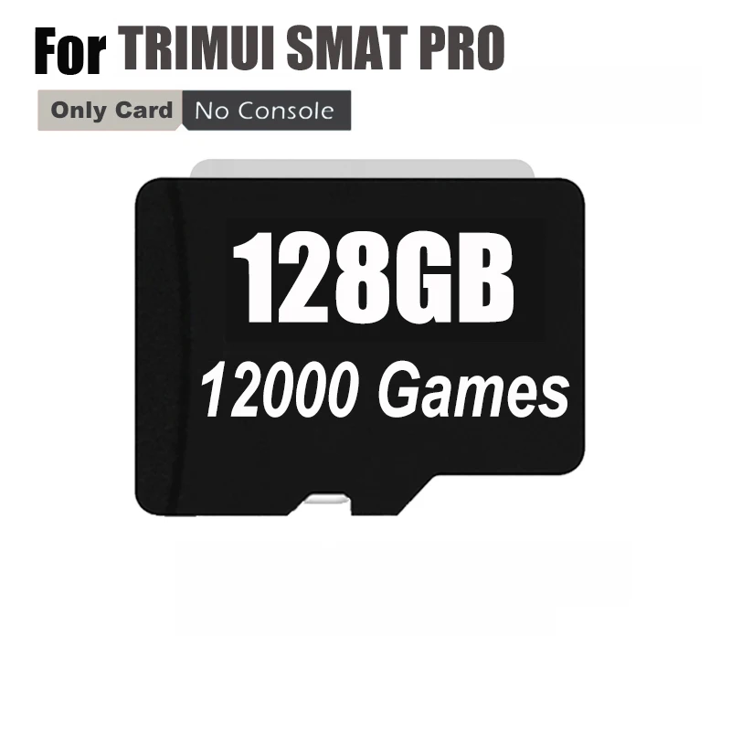 Karta SD do konsoli do gier przenośnej Trimui Smart Pro 64G 128G 256G 4.96'' ekran IPS system Linux joystick RGB karta TF do gier