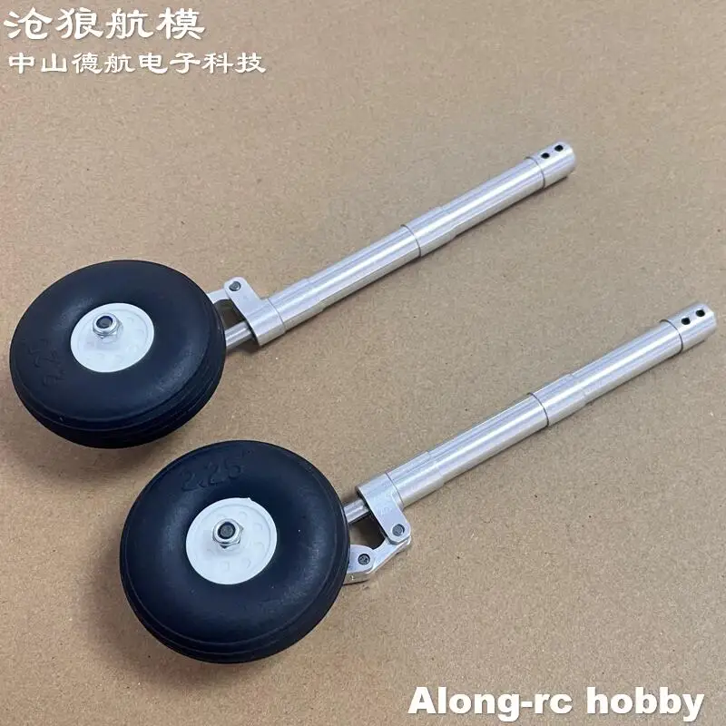 Train d'atterrissage latéral à genoux, amortissement principal D4 ou D5, 113 123 – 213mm, avec roue en PU de 56mm, pour modèle de bricolage de 3 à 6kg, pièce d'avion Jet EDF RC
