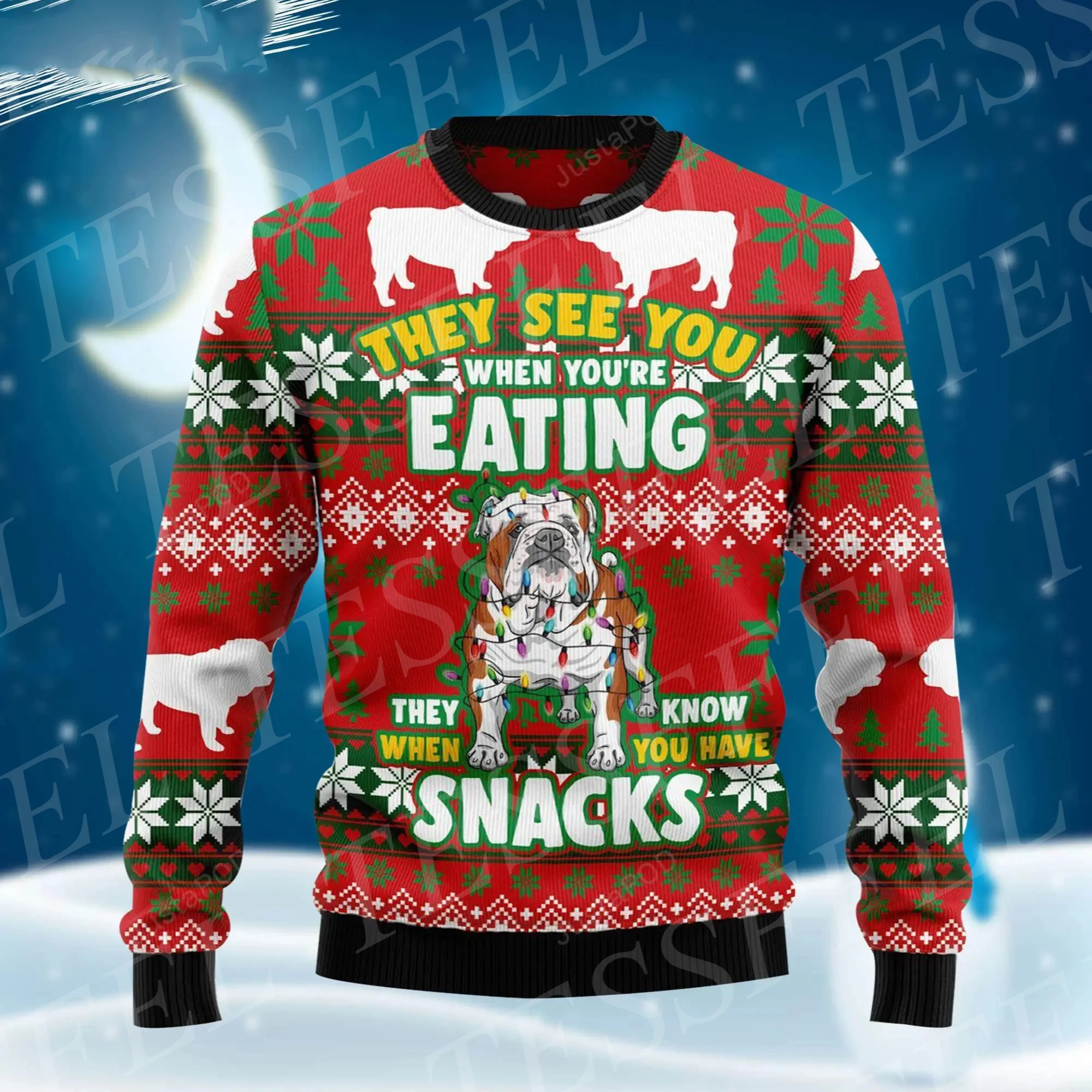 Christmas Cosplay Santa Claus Jesus Pet Anime Cartoon Retro Vintage Winter Ugly Sweater 3DPrint Harajuku Pullover Sweatshirts X1