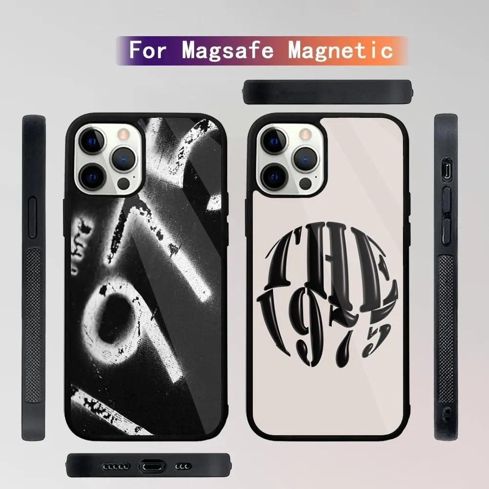 

Band Rock The 1975 Phone Case For iPhone 15,14,13,12,11,Plus,Pro,Max Mini Magsafe Magnetic Wireless Charging