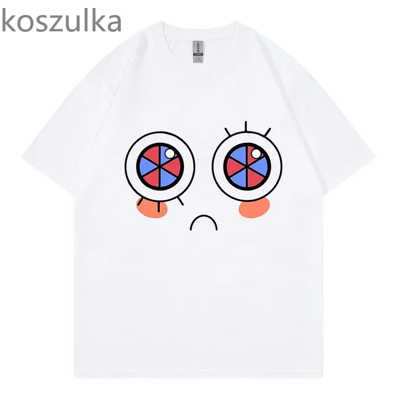 T Shirt Men Harajuku Aesthetic Kawaii Tshirt Unisex Streetwear Cartoon Cotton Tee Shirt women clothes y2k top