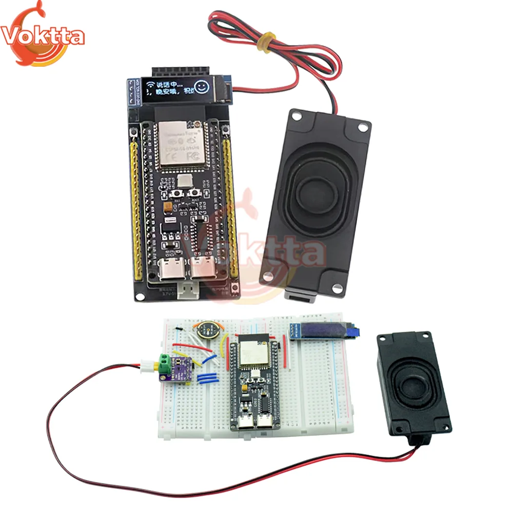 Scheda di programmazione scheda di sviluppo ESP32-S3 N16R8 Xiaozhi AI macchina per chat vocale intelligente con kit combinato OLED da 0,91 pollici