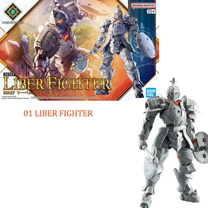 Bandai Genuine 30MF LIBER FIGHTER LIBER WARRIOR CLASS UP ARMOR LIBER VIKING Anime Action Figure Assembly Model Toy Gift Children