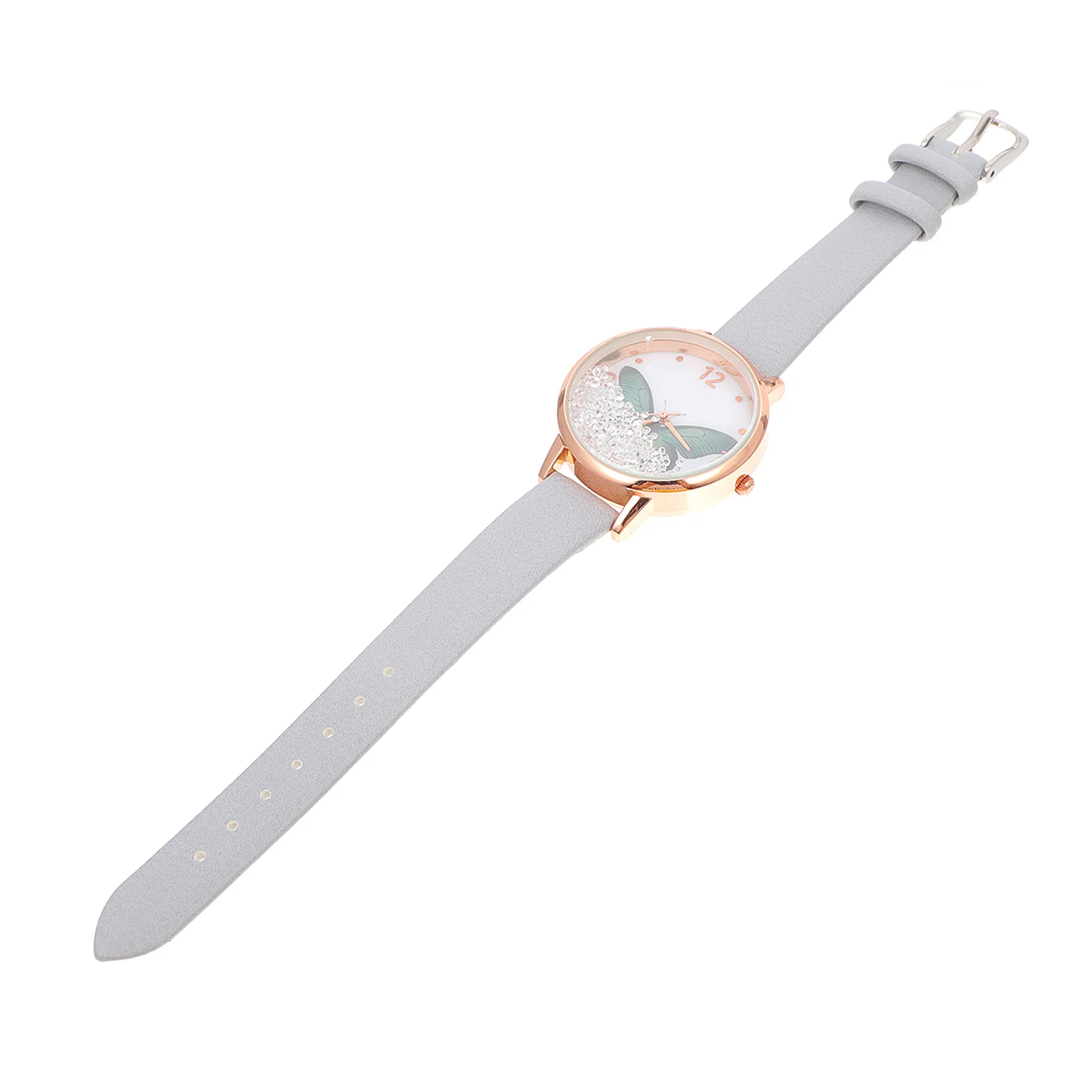 

1pc Double Dial Watch For Women Alloy Stainless Steel Quartz Movement Fashion Bracelet Wristwatch Gift Lady