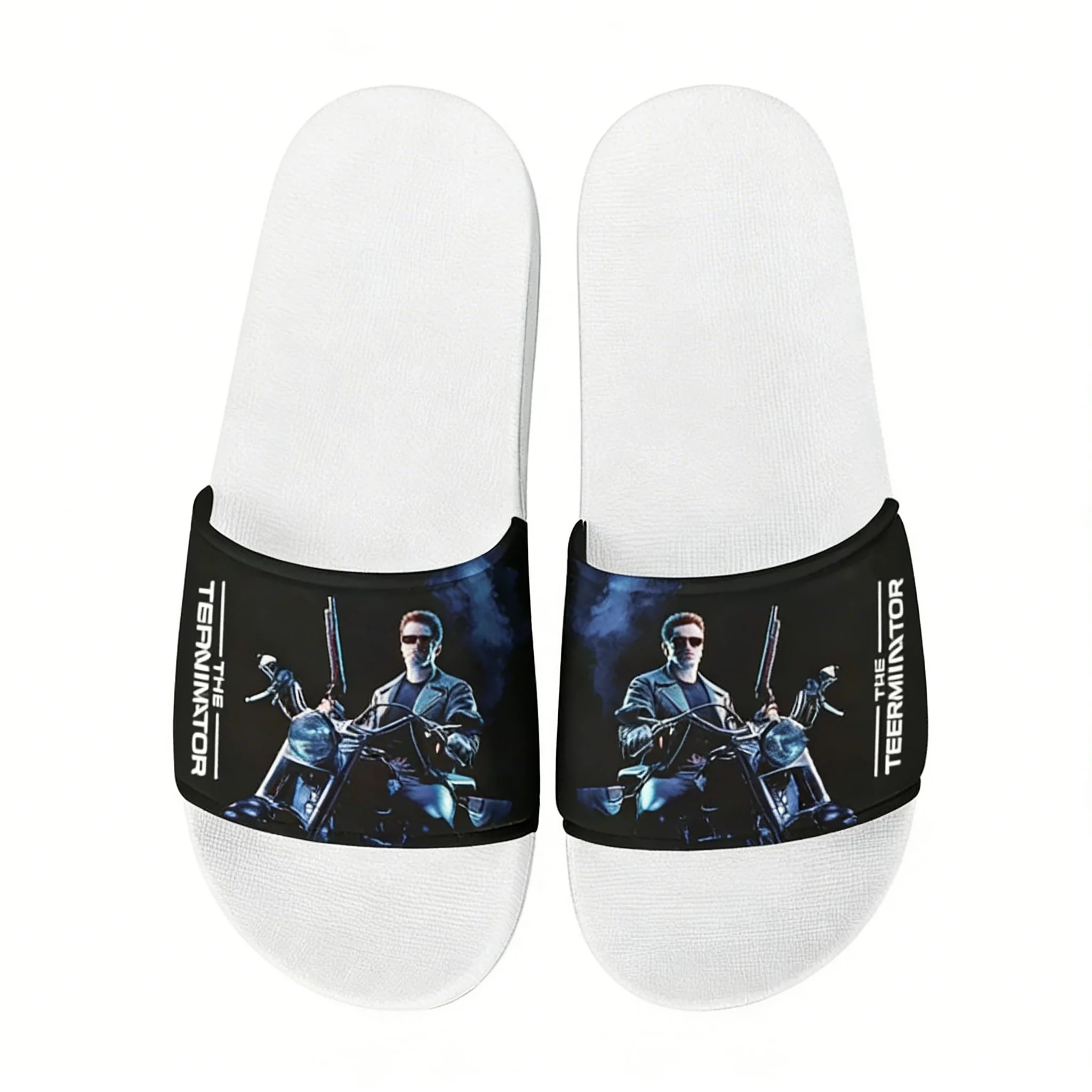 

Movie Terminator A-Arnold S-Schwarzenegger Slippers Mens Womens Summer Custom Sandals Light Casual Slippers