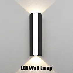 1PCS LED Wall Lamp AC85-265V Indoor Outdoor Wall Light 10W Waterproof For Bathroom Porch Kitchen Bedroom Corridor Living Room
