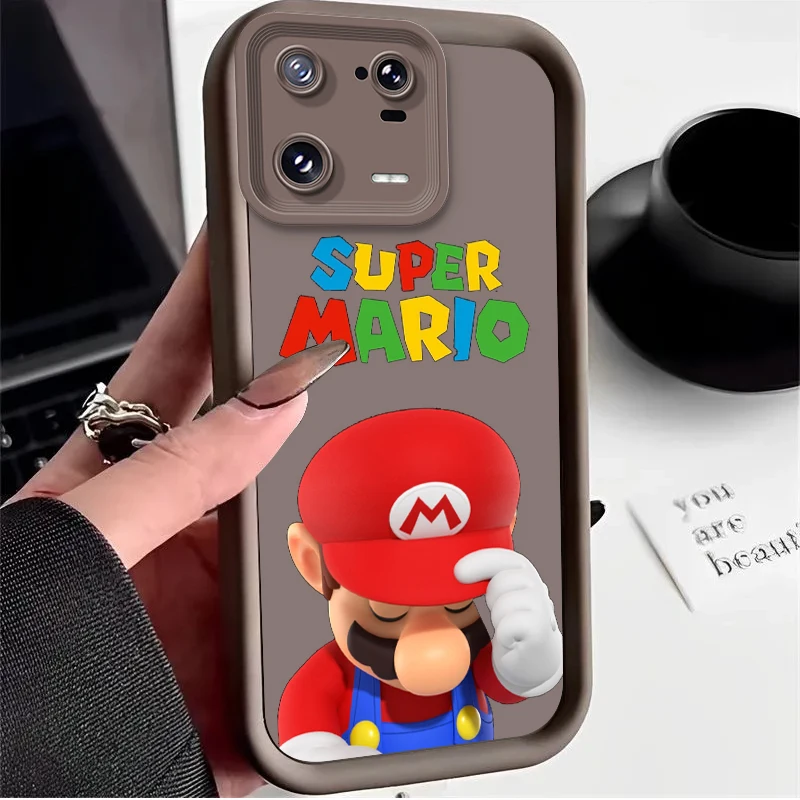 M-Marios Bros Case for Xiaomi Redmi Note 13 12 Pro Plus 4G 5G 13C 12C Turbo 11 11S 10 10S 9 10A 10C 9C A2 A1 Back Silicone Cover