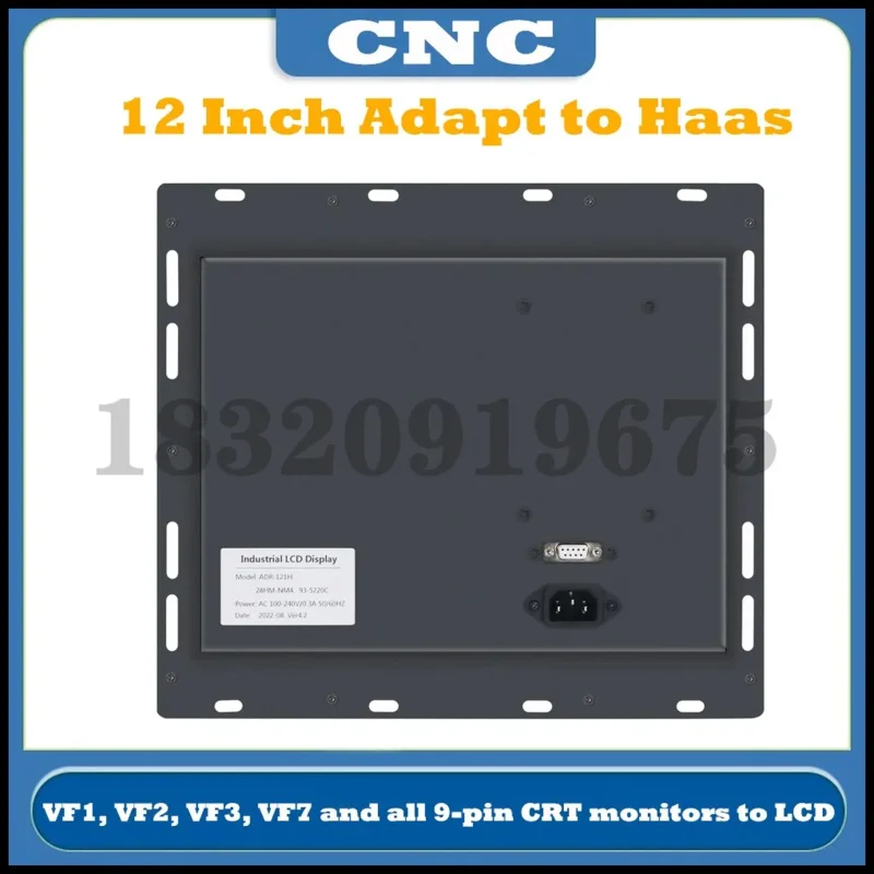 CNC 12 بوصة شاشات كريستال بلورية لاستبدال شاشة HASS VF1 VF2 VF3 VF7 9-Pin 28HM-NM4 CRT