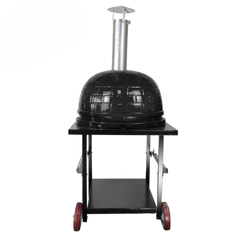 2026 26 Inch Green Egg BBQ Outdoor BBQ Appliances Pizza Oven with Cart
