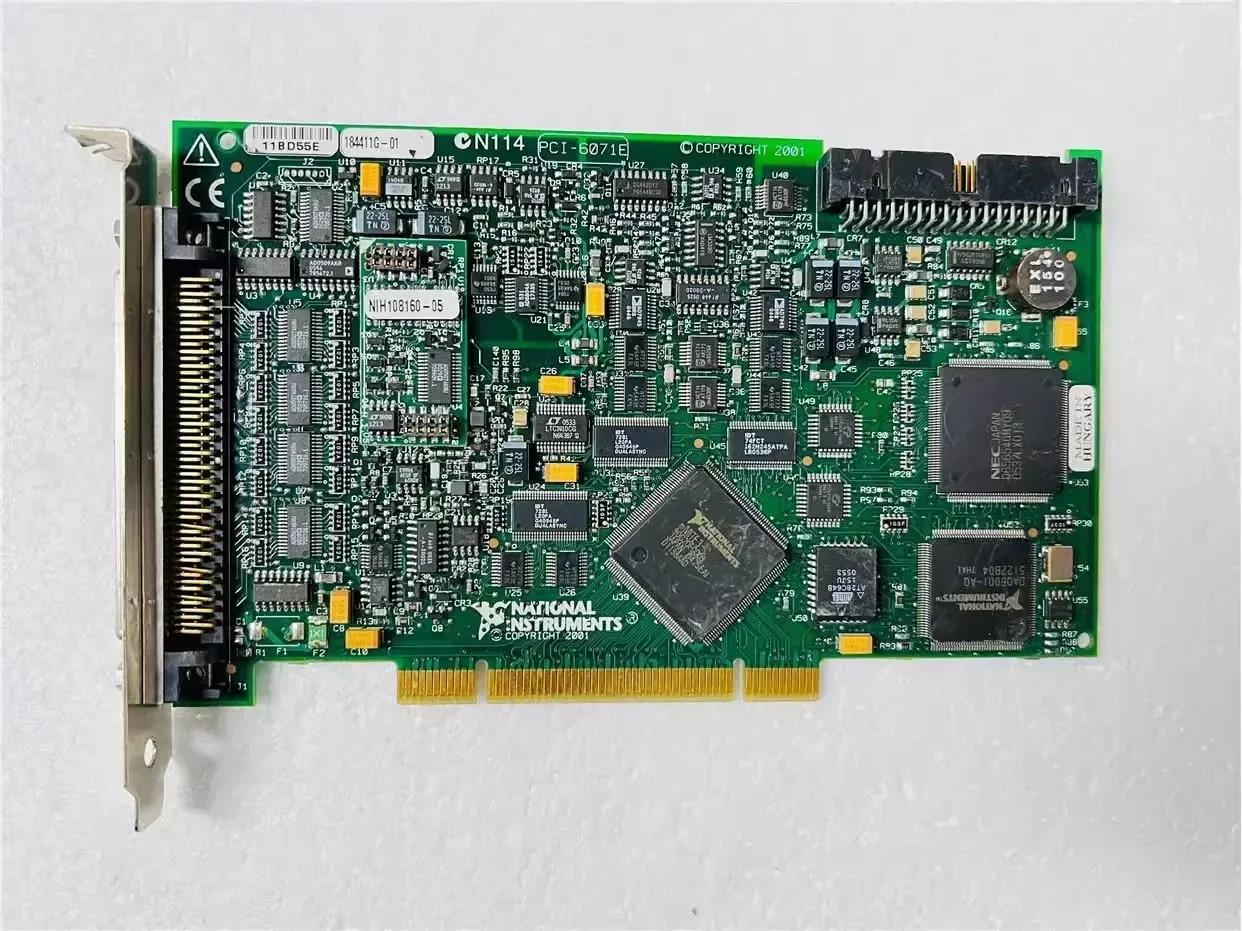 2026 Original NI PCI-6071E 12-bit 64-channel Analog Input Multi-function Acquisition Card, Physical Picture, Spot