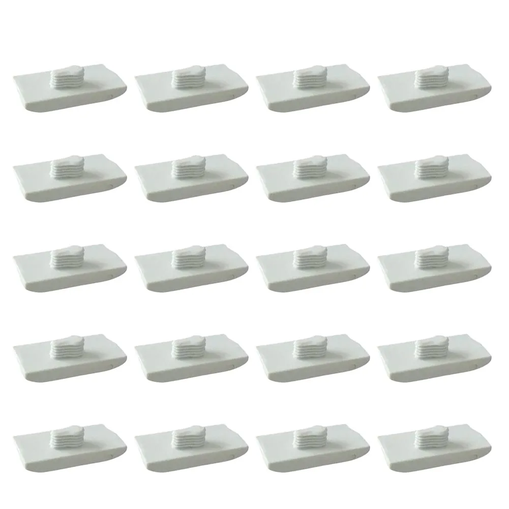 /20Pcs /White /Plastic Chainsaw Chain Guide Bumper Strip Set Replace 1121 648 6610 For MS240 MS260 MS290 MS390 MS660 Saw Parts