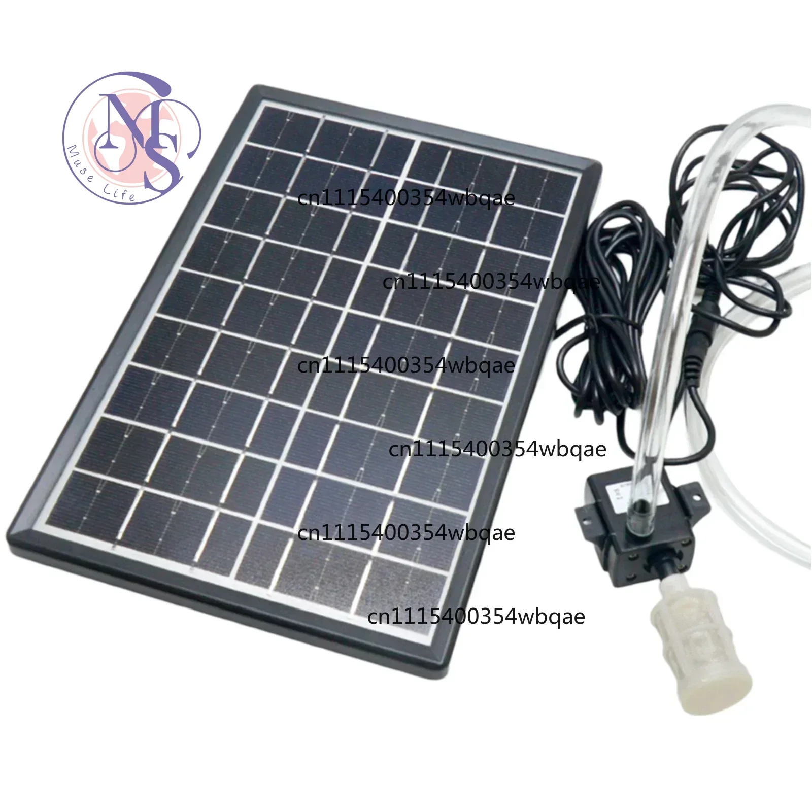ZOCI-12V Solar Submersible Water Pump, Circulating Pump for Fish Pond Filtration Oxygen, Outdoor Fish Tank Water Reservoir