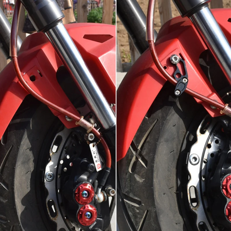 

.1pc new Brake Cable Clamp For Motorcycle E-Bike Instrument Wire Harness Fixing Clip Oil Pipe Fuel Hose Brake Clutch Line Holder