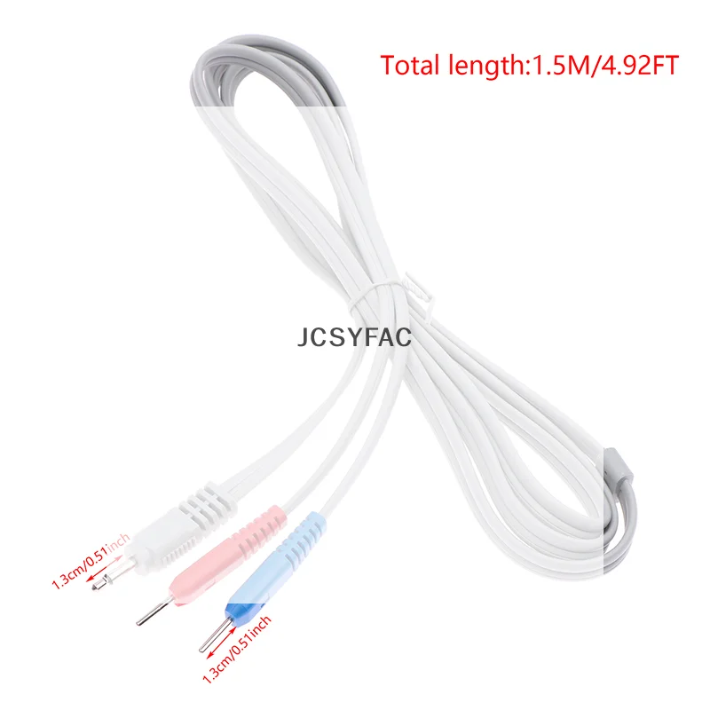 Standard Pin Electrode Lead Wires TENS Conductive Standard Pin for Ems Massage Electrode Pad Digital Ten Machine HealthCare 1.5