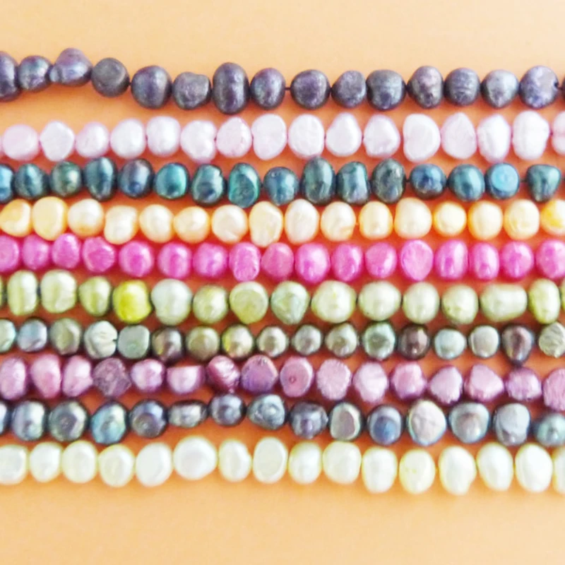 

The last 10 shares.6-7MM AAA Mixed Color Natural Baroque Fresh Water Pearl Loose beads.DIY hand woven necklace/earrings/bracelet