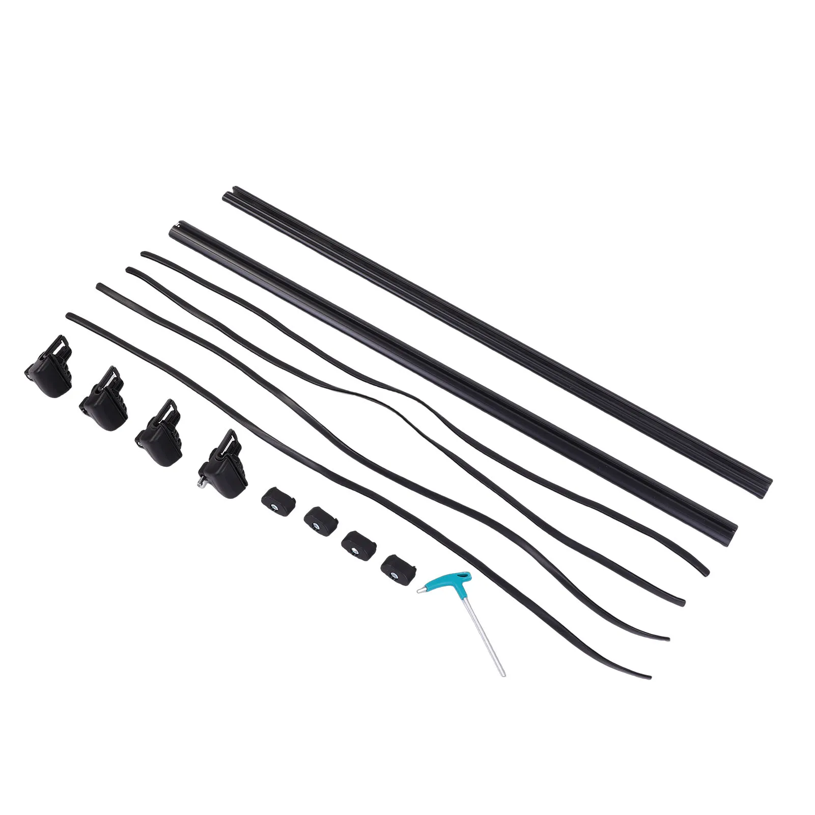 

Roof Crossbar Rack Aluminum Alloy 51in 165 LBS Load Capacity Roof Top Crossbar Luggage Cargo Rack with Anti Theft Lock Roof Rack
