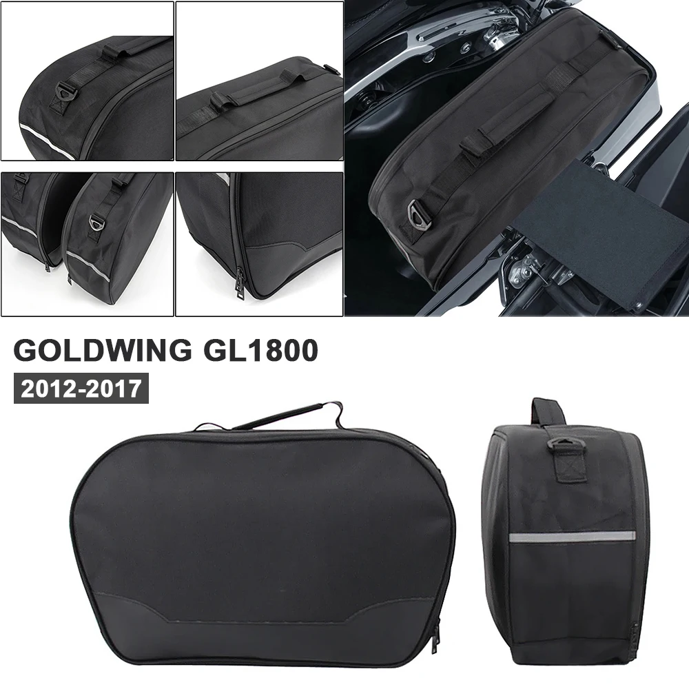 

Motorcycle Trunk Side Liner Luggage Storage Bag For Honda Goldwing GL1800 Gold Wing GL1800 2012-2017 Saddlebag Inner Bags