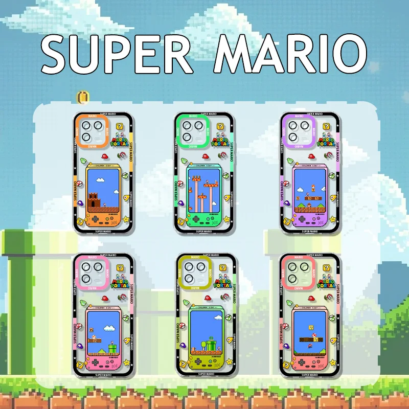 Funda de Silicona Suave Super M-Mario para Xiaomi Mi 15T 12T 14T 13T 11T Pro Max Xiaomi 17 Ultra 15 14 13 12 11 Lite 5G NE