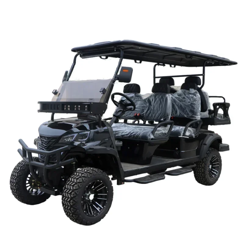 Customized 4 6 8 10 Seater Golf Cart Electric Car 4000W Motor Conversion Kit Cheap Electric Go Kart Golf Cart Adult Electric Car