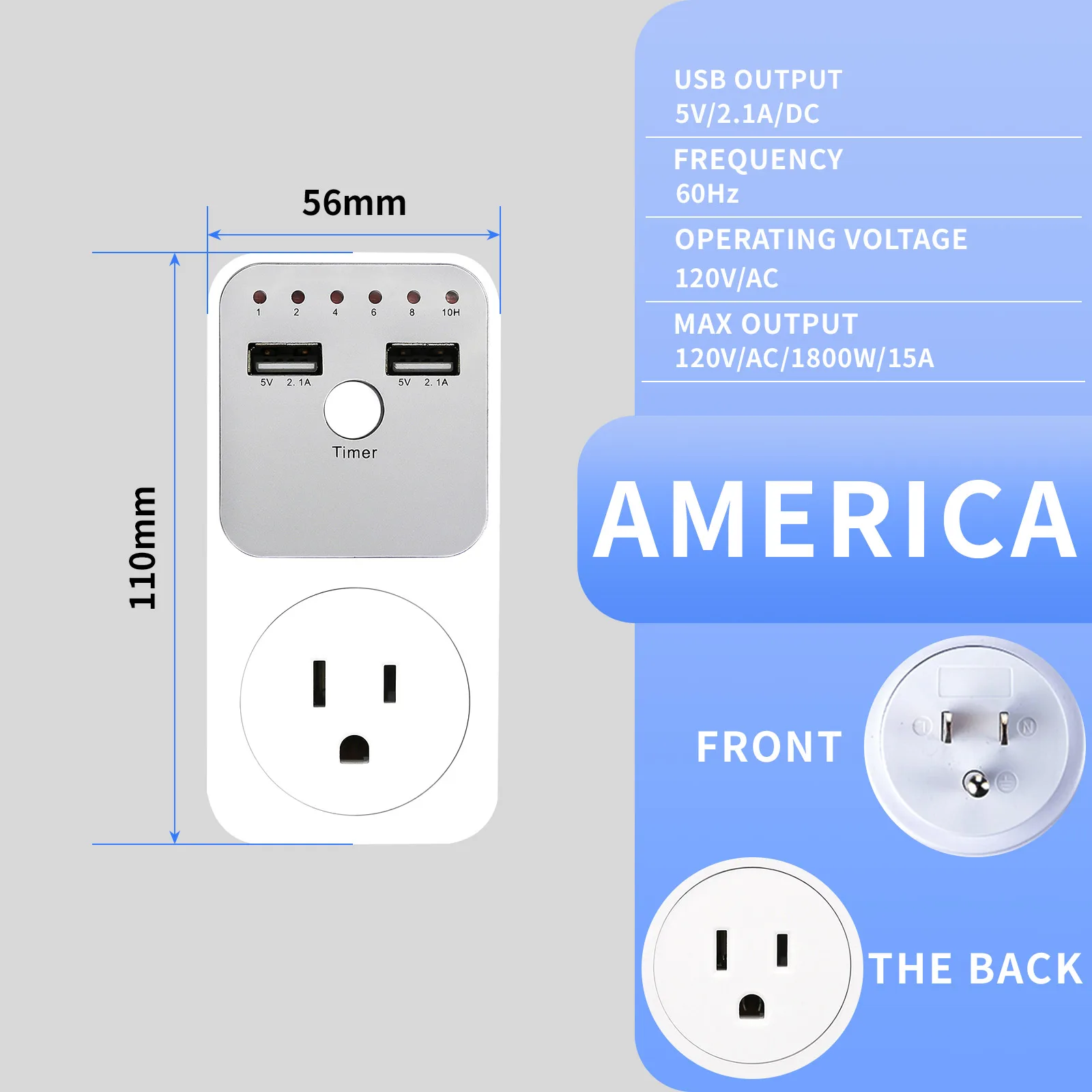 Variant: American plug