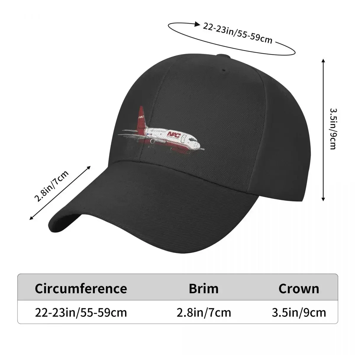 قبعة بيسبول Northern Air Cargo 737 ملابس الشارع | -F- | قبعات نسائية للشمس للرجال #6