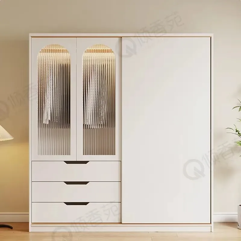 

Cheap Nordic Queen Wardrobes Luxury Storage Drawer Hotel Clothes Wardrobes Living Room Rangement Chambre Bedroom Furniture