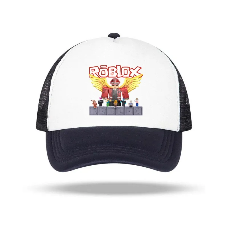 Популярная кепка с принтом персонажей из игры ROBLOX, дышащая, в стиле хип-хоп, модный подарок