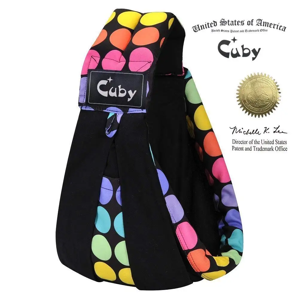 CUBY Baby Sling Carrier ทารกแรกเกิดผ้าฝ้ายเด็กผ้าฝ้ายธรรมชาติผู้ถือเด็กพิเศษสบายสำหรับสวมใส่ง่ายพกพาทารก