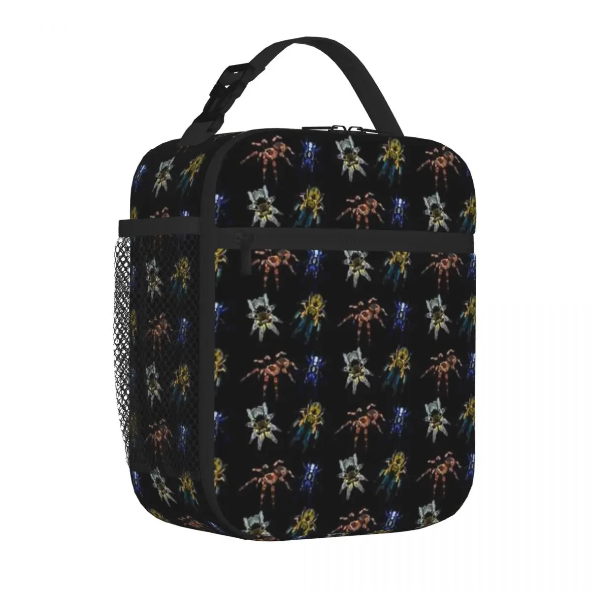 Bestselling Tarantula Marble Print Lunch Handbag Daily Snack Storage Nylon Lunch Bag