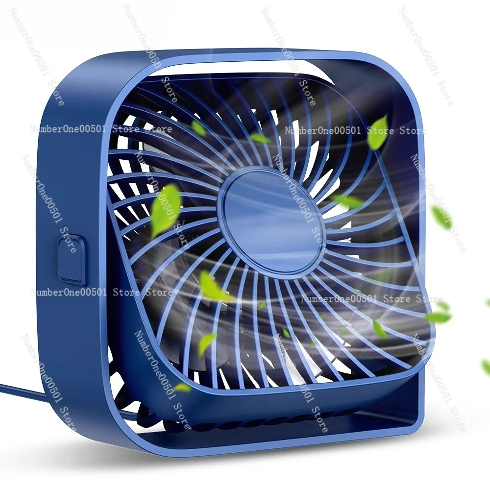 Portable Mini USB Desktop Fan, Quiet Powerful Airflow Small Fan for Home Desk & Outdoor Scenarios