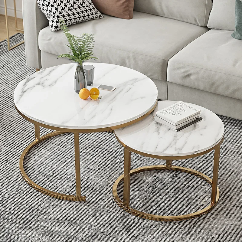 

Small Tea Table Round Living Room Home Nordic Simple Modern Small Apartment Coffee Table Round Table Furniture Living Room