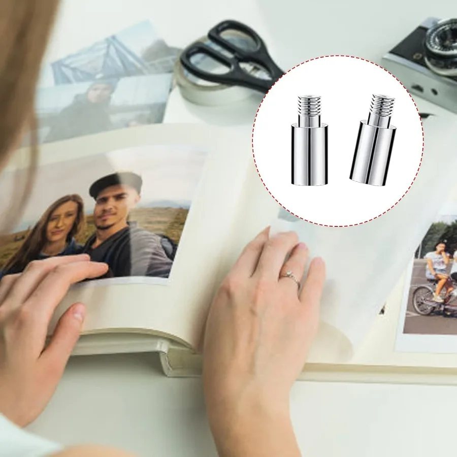 30 Pack Chicago Screws and Extention Posts for Binding Extending Scrapbook Photo Album Refill Pages Compatible with Pioneer Pho