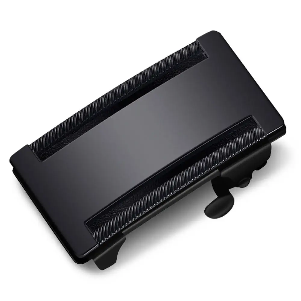 Mens Automatic Belt Buckle Alloy Replacement Head Durable Business Casual Waistband Clip For Sliding Ratchet Strap Style