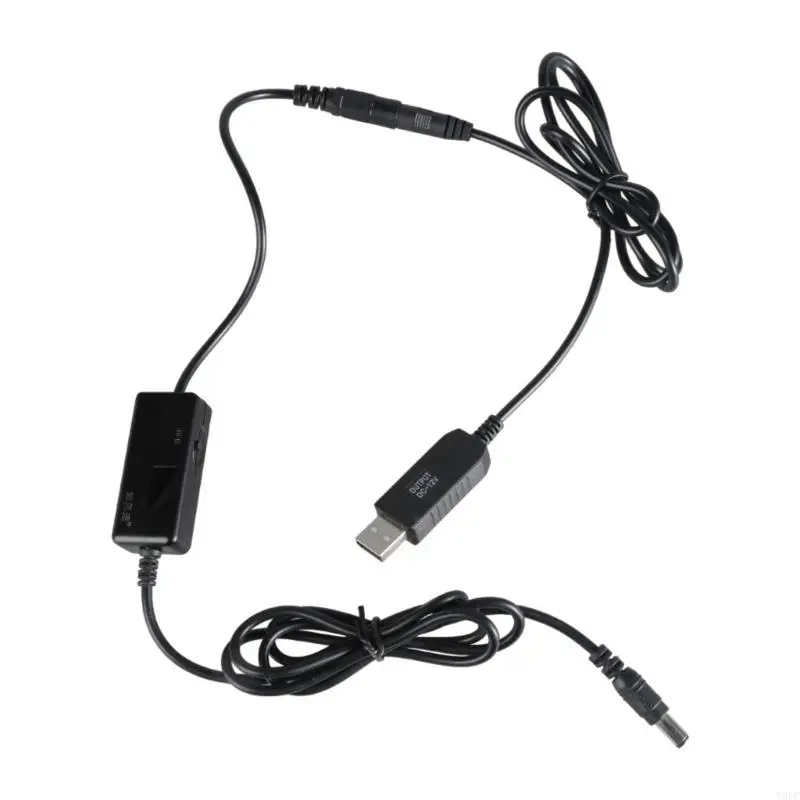 

Portable USB to DC5521 Charging Cable, 5V to 12V Step Up Converter Cord