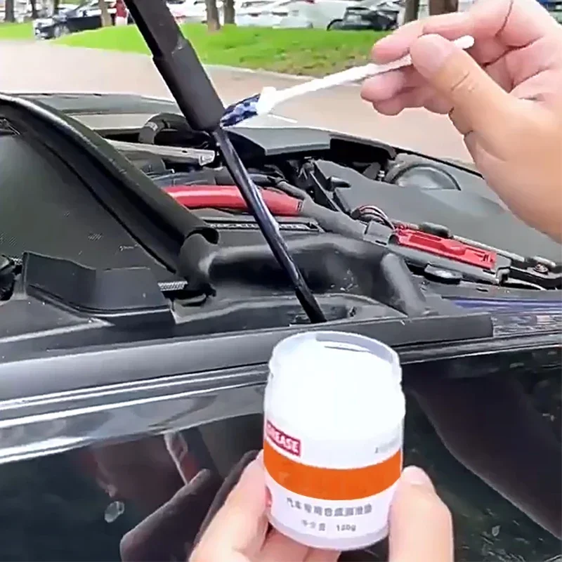 100g Car Sunroof Track Lubricating Grease Door Abnormal Noise Antirust Oil White Mechanical Maintenance Gear Bearing Oil Grease