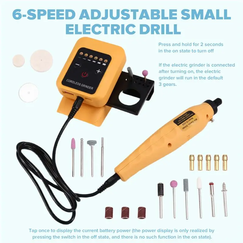 M12K-Cordless Soldering Station Cordless Grinder 18-21V For Battery Interface Small Electric Drill