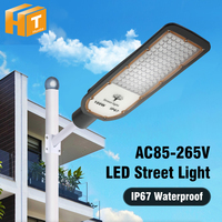 LED Street Light 50W 100W 200W AC85-265V SMD3030 High Brightness 6000K Outdoor Light IP67 Waterproof