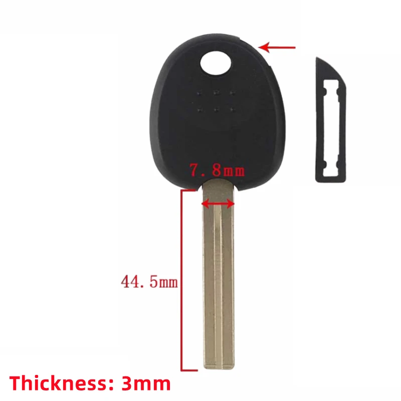 

XIEAILI OEM 10Pcs Replacement Car Remote Key Shell Blank Key Fob Housing Case With Uncut Blade For Hyundai Verna IX35 I30