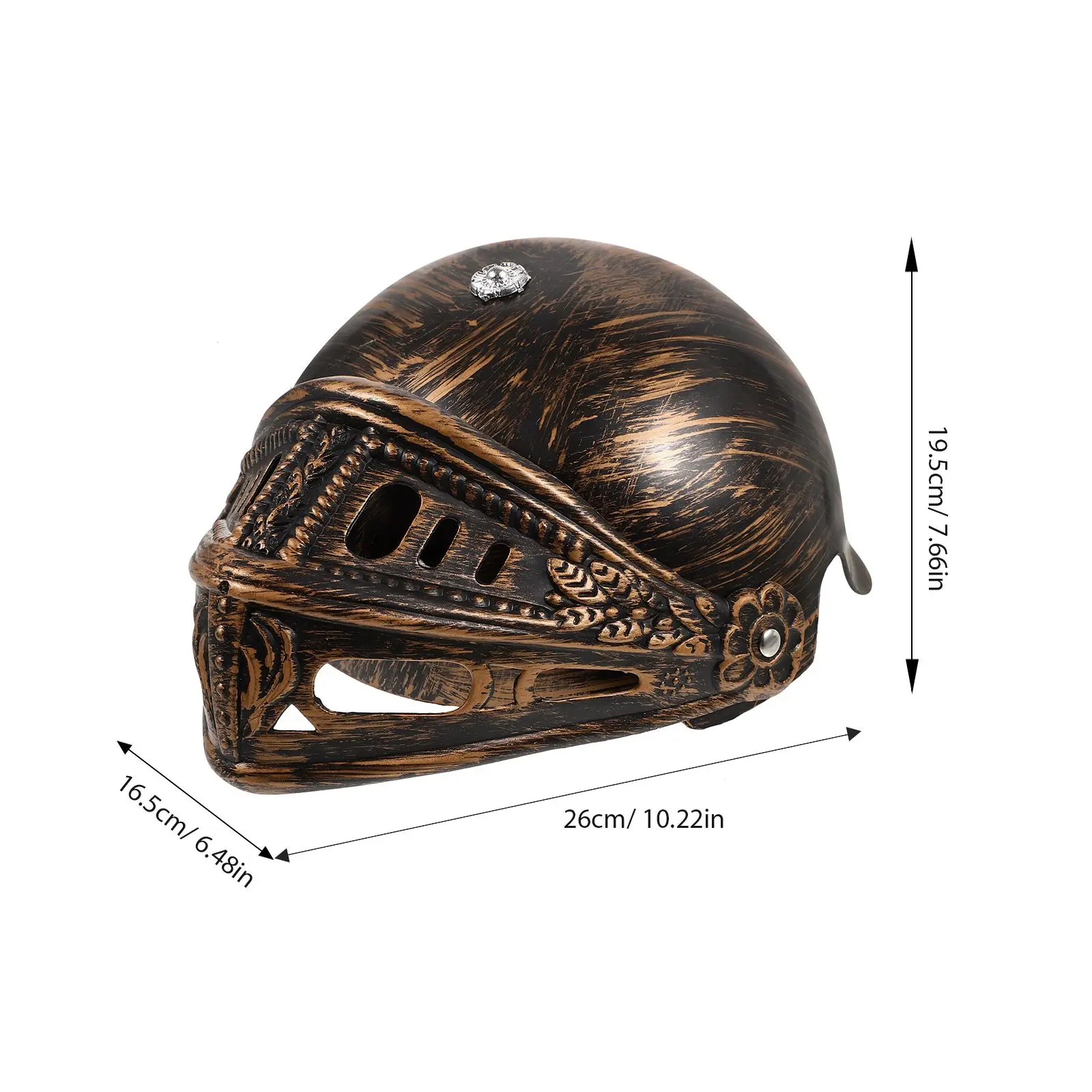 Vechter hoofddeksels cosplay accessoire vintage soldaat hoofddeksel kostuum partij aanbod hoofddeksel middeleeuwse stijl voor kinderen