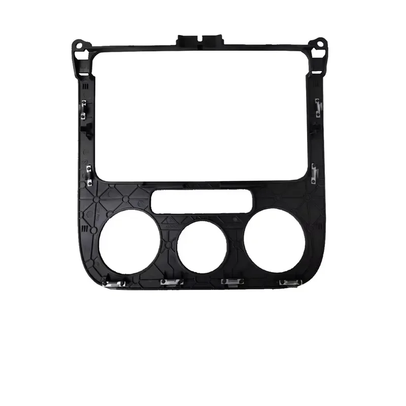 Black Climate Control Switch Panel Trim Radio Surround for VW Jetta 2009 1K0858069H Dashboard Console Cover Replacement