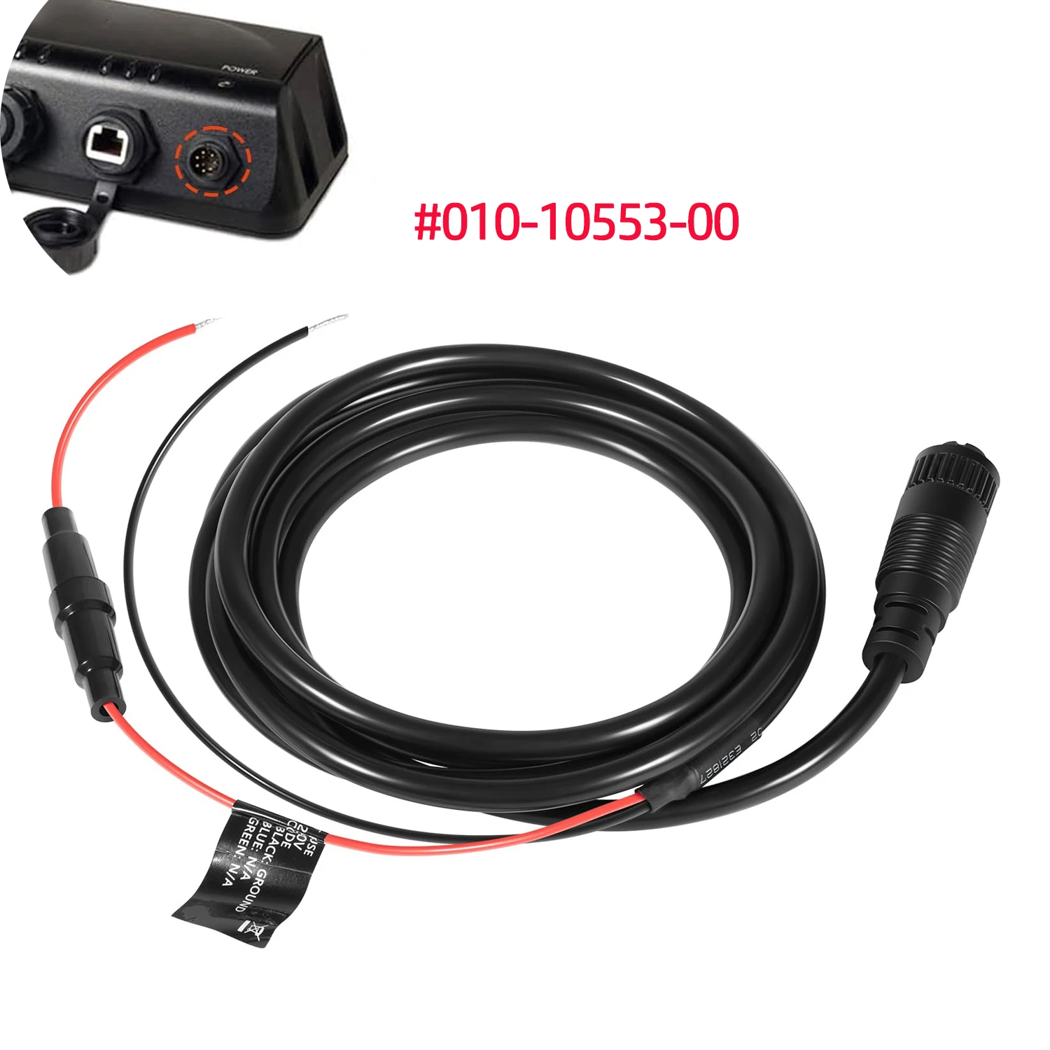 

010-10553-00 7-Pin Outboard Power Cable Fit for Garmin GMS 10 Network Port Expander, Waterproof