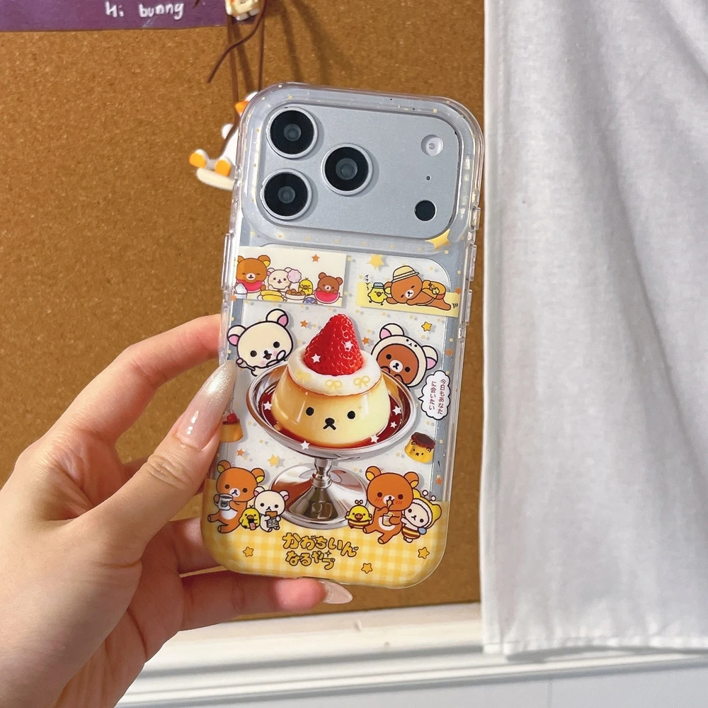 Sevimli Karikatür Anime Rilakk - Glitter Shockproof Case incelemesi ve fiyatı