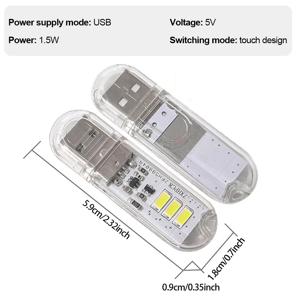 Touch Switch DC5V USB LED Mini Book Light 1.5W LED Desk Reading Lamp Red Blue Green White Portable Flexible USB LED Night Lights