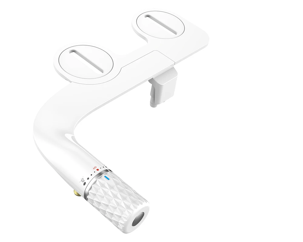 

Retractable Nozzle Non Electric Bidet De Toilette New Design Key Button Detachable Cold Water Bidet Attachment for Bathroom